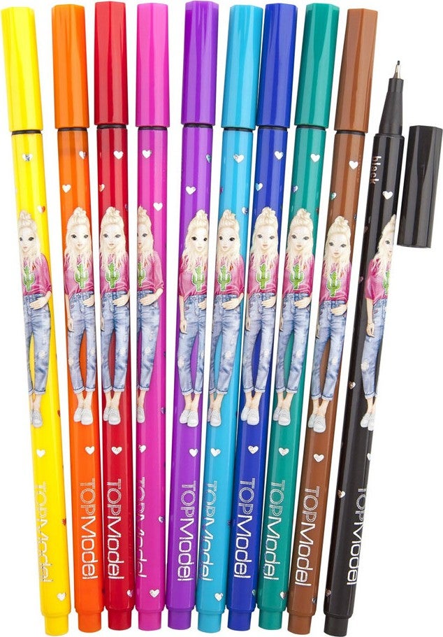 Top Model Multicolour Marker Set Assorted  - Image 1