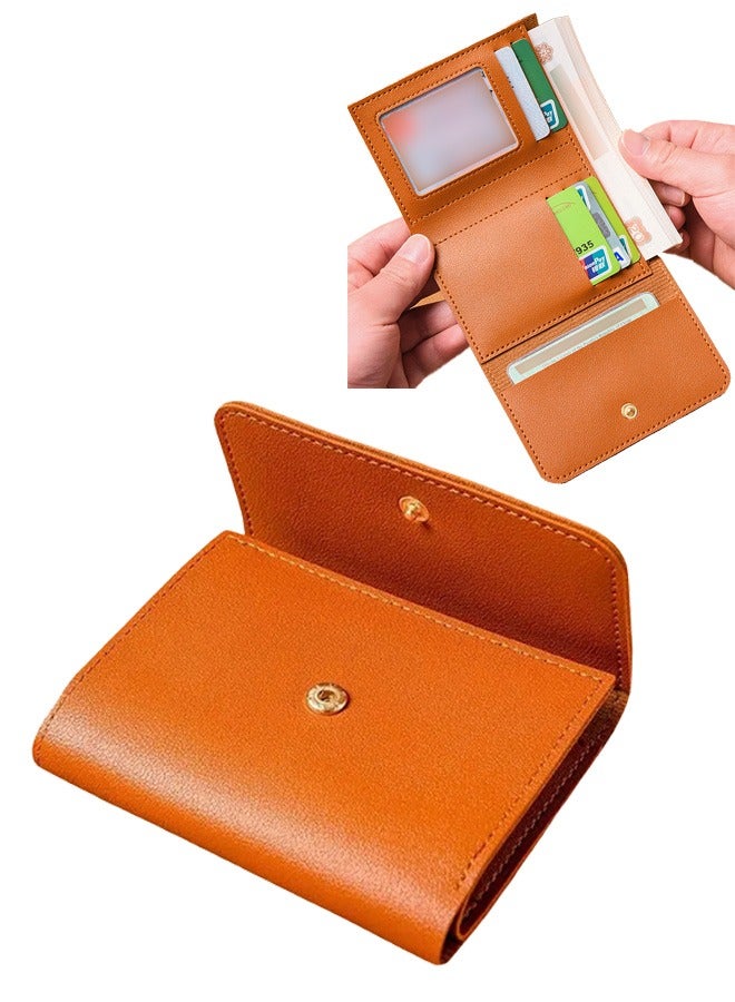 محفظة صغيرة محمية بترددات الراديو RFID للسيدات محفظة بطاقات ائتمان رفيعة ذات حافظة بطاقة ائتمان صغيرة محمية بترددات الراديو للسيدات  - Image 1