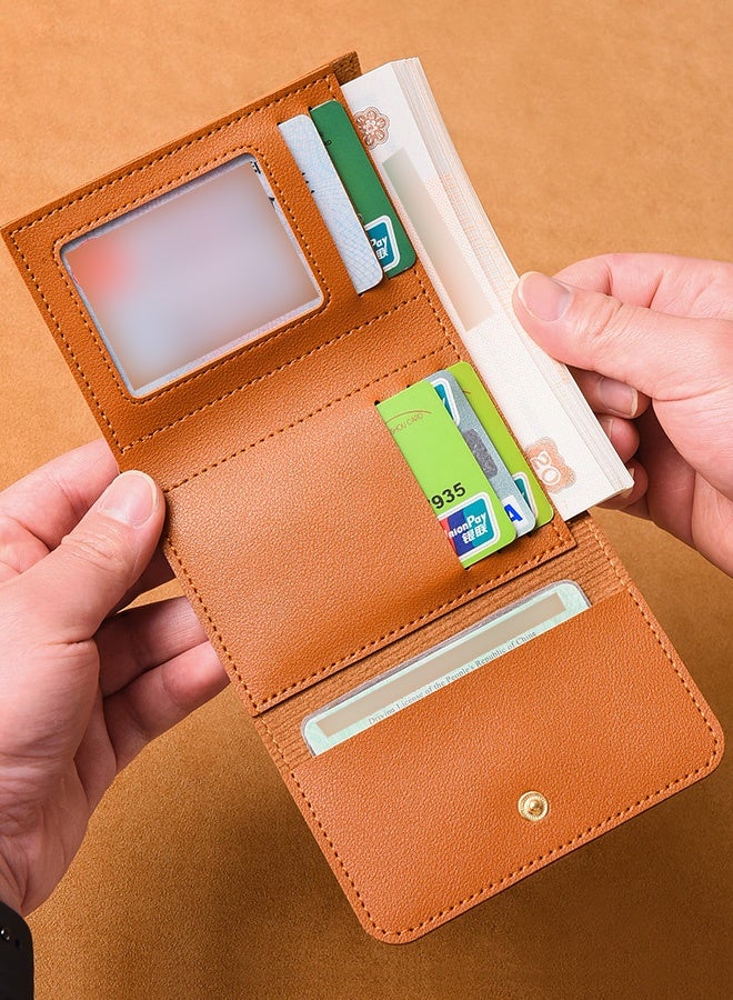 محفظة صغيرة محمية بترددات الراديو RFID للسيدات محفظة بطاقات ائتمان رفيعة ذات حافظة بطاقة ائتمان صغيرة محمية بترددات الراديو للسيدات  - Image 4
