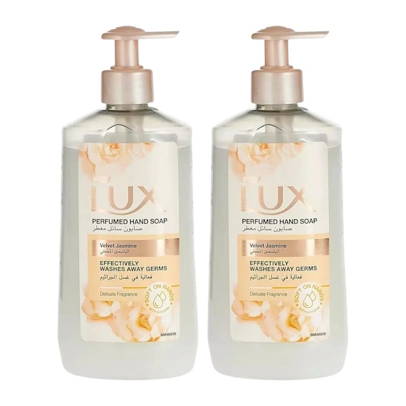 Lux Perfumed Hand Soap With Velvet Jasmine- 2X250gms