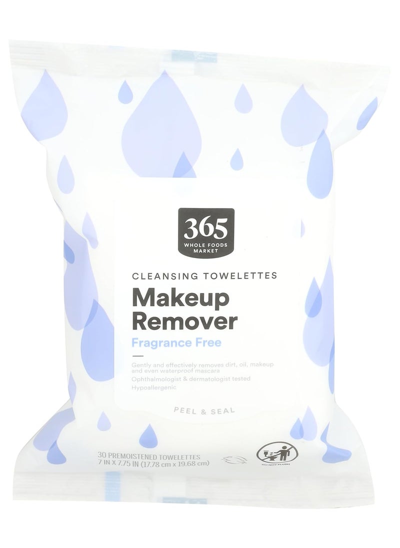 365 by Whole Foods Market 365 by Whole Foods Market Cleansing Towelettes Makeup Remover 30 Count 