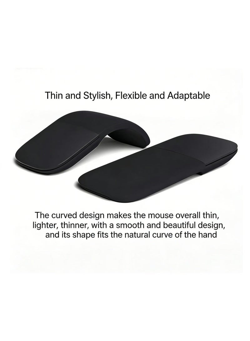 Bluetooth Foldable Wireless Touch Optical Portable Mouse - Image 4