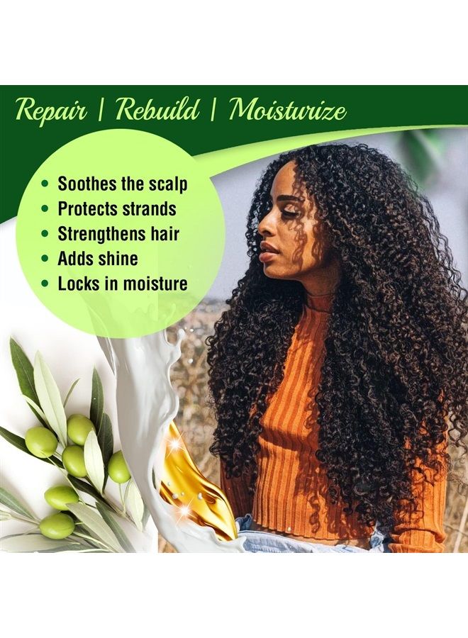 Grohealthy Milk Protein & Olive Oil Daily Hair Growth Lotion Repairs, Rebuilds, Moisturizes and Promotes Growth for Soft, Healthy, Manageable Hair - Sofn'Free GroHealthy - Single - Image 5