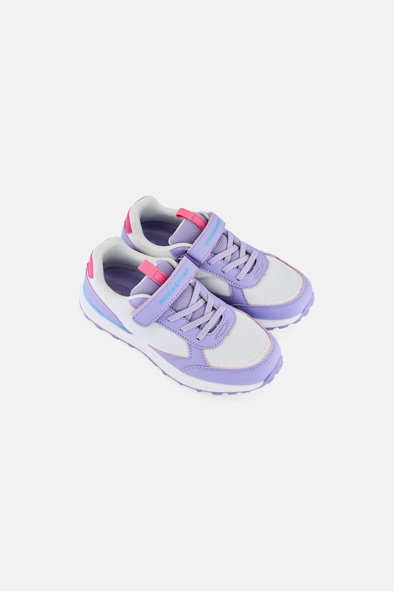 Rocawear Toddlers Girl Velcro Closure Shoes, Multicolor - Image 4