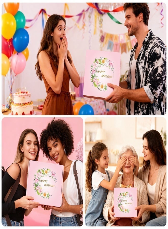 فوريول مجموعة هدايا العناية الذاتية للنساء - مجموعة هدايا عيد الأم، وأعياد الميلاد، والعطلات | 7 منتجات سبا مهدئة، بما في ذلك زجاجة مياه وردية اللون، ومنشفة مزينة بشرابات، وقناع للعين، وشمعة معطرة، وقنبلة استحمام، وصابون مصنوع يدويًا، وإكسسوارات. - Image 4