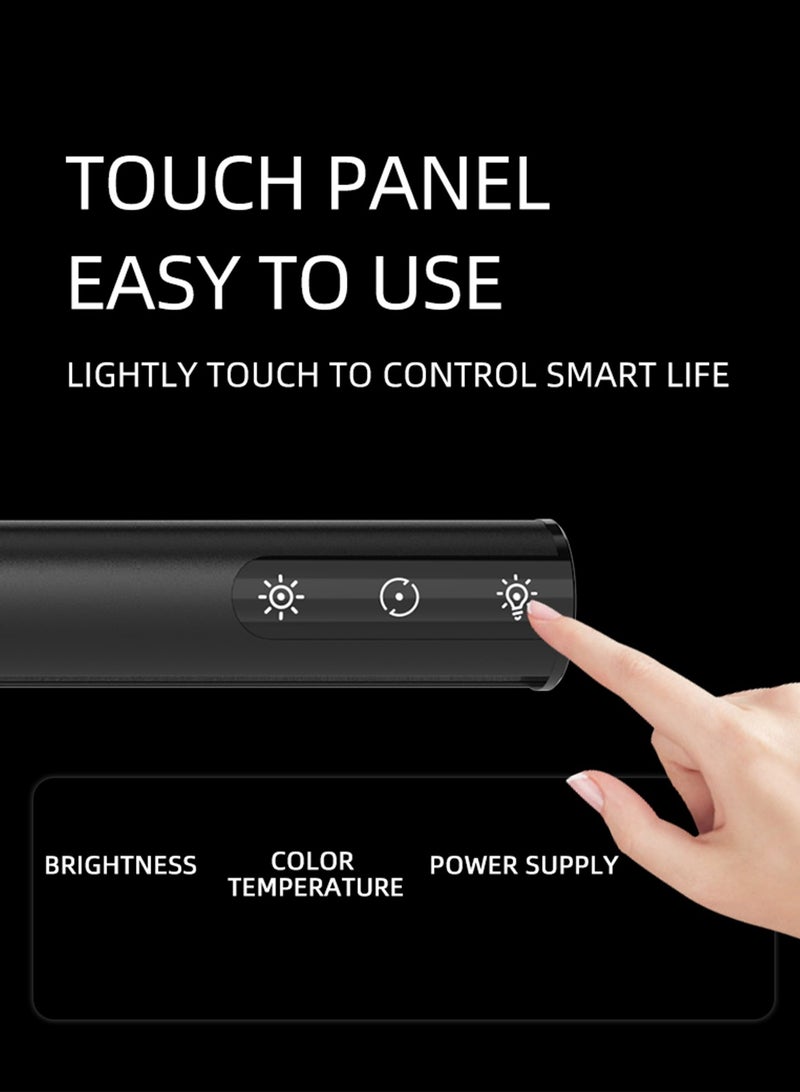 TDAO USB Powered Remote Control Computer Monitor Lamp RA95 High Color Rendering, Restore the True Color of the Screen Touch Laptop Lamp, Eye Caring, No Screen Glare Monitor Light, Dimmable Desk Lamp, Light Bar with Five color temperatures, three levels of brightness adjustment for Work, Office, Home/Gaming/Desk/Protect Your Eyes 420MM/16.5" Black - Image 5