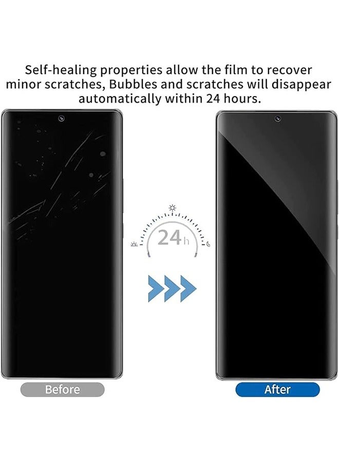 أوشن هونور x9b حامي الشاشة 2 قطعة ، منحني قناع كامل هيدروجيل الفيلم ، تنطبق على هونور x9b حامي الشاشة عالية الدقة مقاومة للخدش مرنة تبو فيلم واقية ، شفافة - Image 5