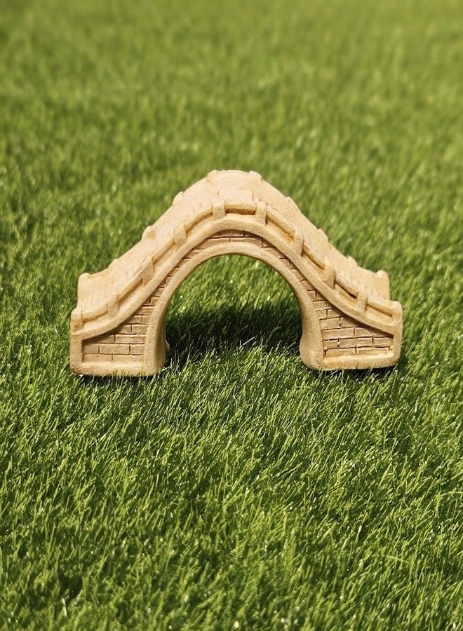 ARUNA DECOR Miniature Resin Bridge Set of 2 for Fairy Garden, Terrarium & Dollhouse, Mini Garden Bridge Decoration for Bonsai, Succulent Pot, DIY Craft & Gift - Image 2