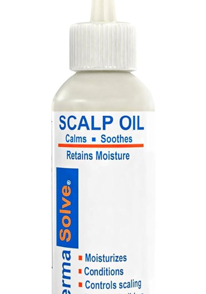Dermasolve 4 oz Scalp Oil for Psoriasis, Seborrheic Dermatitis, and Dandruff - Dermatologist Approved Relief - Image 1