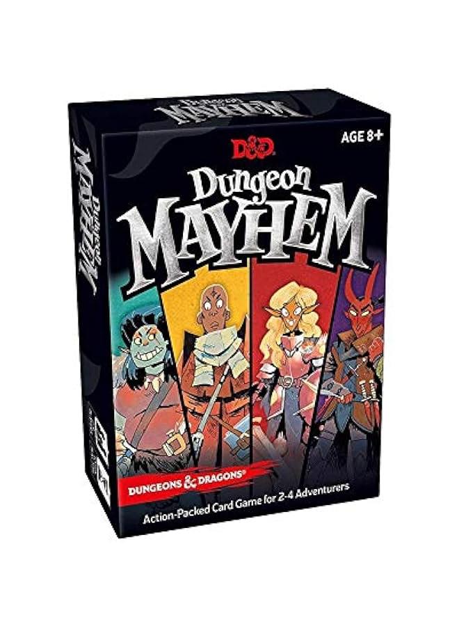 لعبة بطاقات دونجيون مايهم | لعبة بطاقات على نمط السجون والتنانين | 2 – 4 لاعبين، 120 بطاقة - Image 1