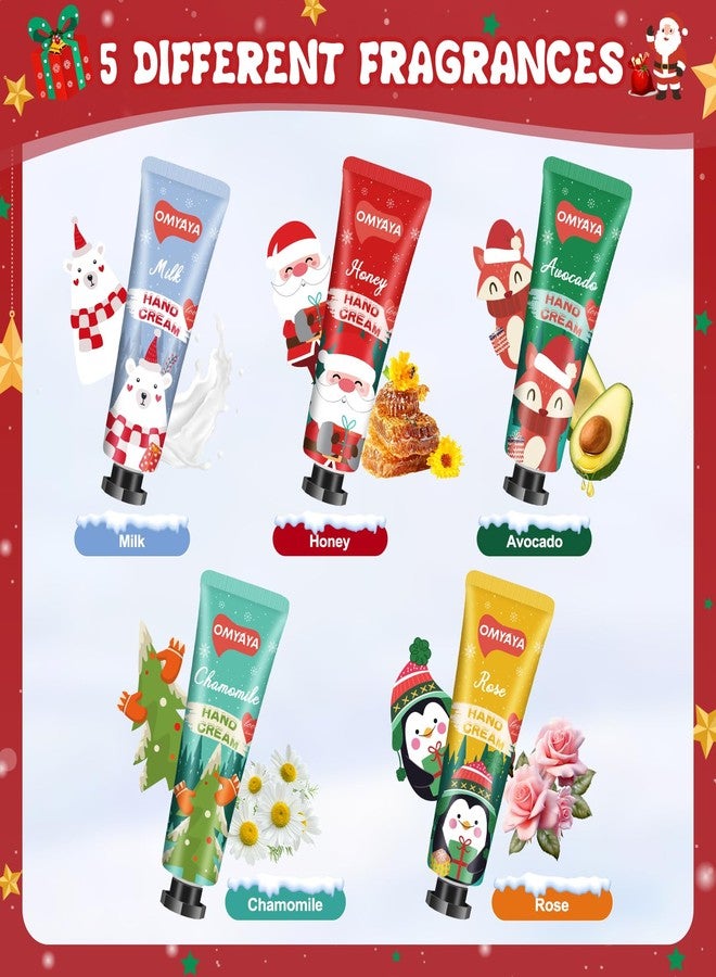 YUEONEWIN 50 Pack Christmas Hand Cream Gifts Set, Bulk Hand Lotion for Party Favors, Moisturizing Mini Hand Lotion , Travel Size Hand Cream for Dry Skin, Ideal Christmas Gifts for Women, Coworkers, Teachers - Image 2