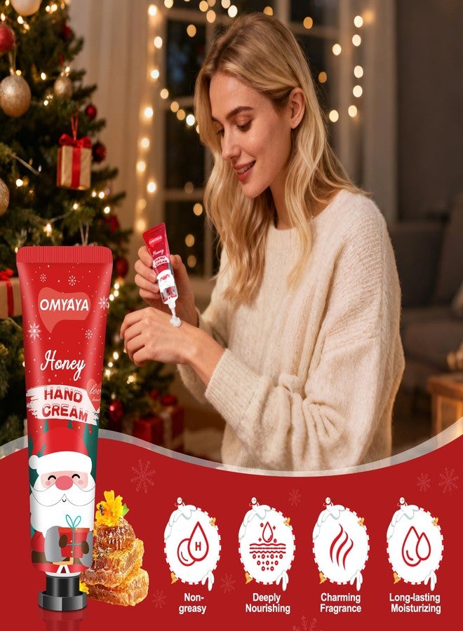 YUEONEWIN 50 Pack Christmas Hand Cream Gifts Set, Bulk Hand Lotion for Party Favors, Moisturizing Mini Hand Lotion , Travel Size Hand Cream for Dry Skin, Ideal Christmas Gifts for Women, Coworkers, Teachers - Image 4