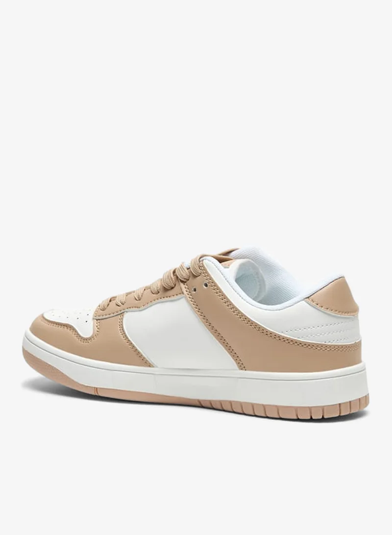 Oaklan by Shoexpress  Womens Textured Lace-Up Sneakers for Women | Best Price UAE