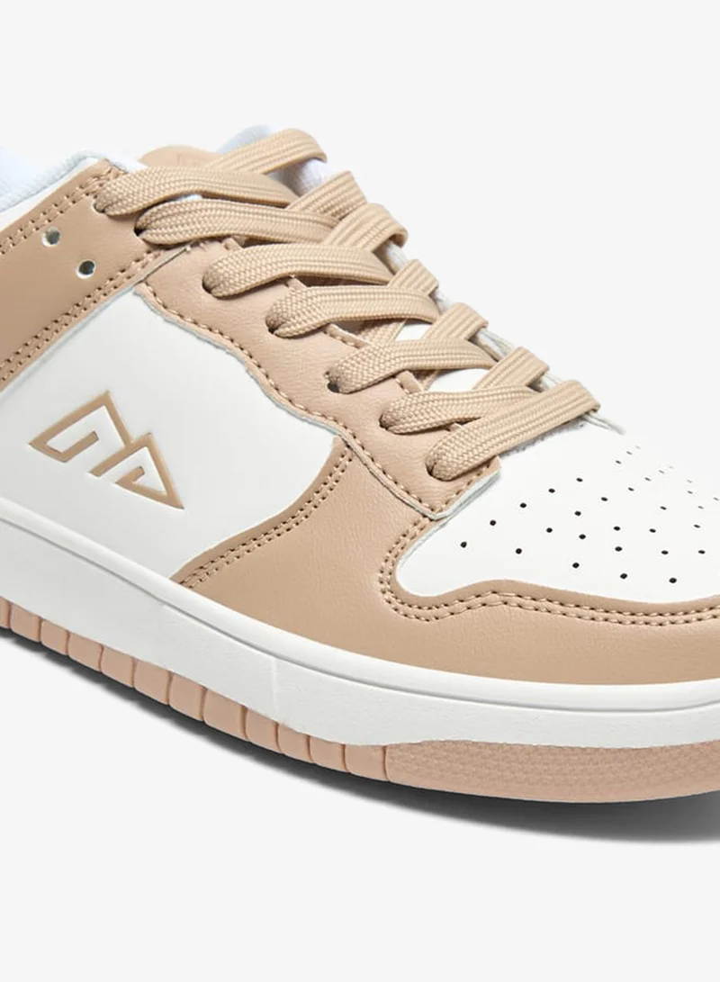 Oaklan by Shoexpress  Womens Textured Lace-Up Sneakers for Women | Best Price UAE