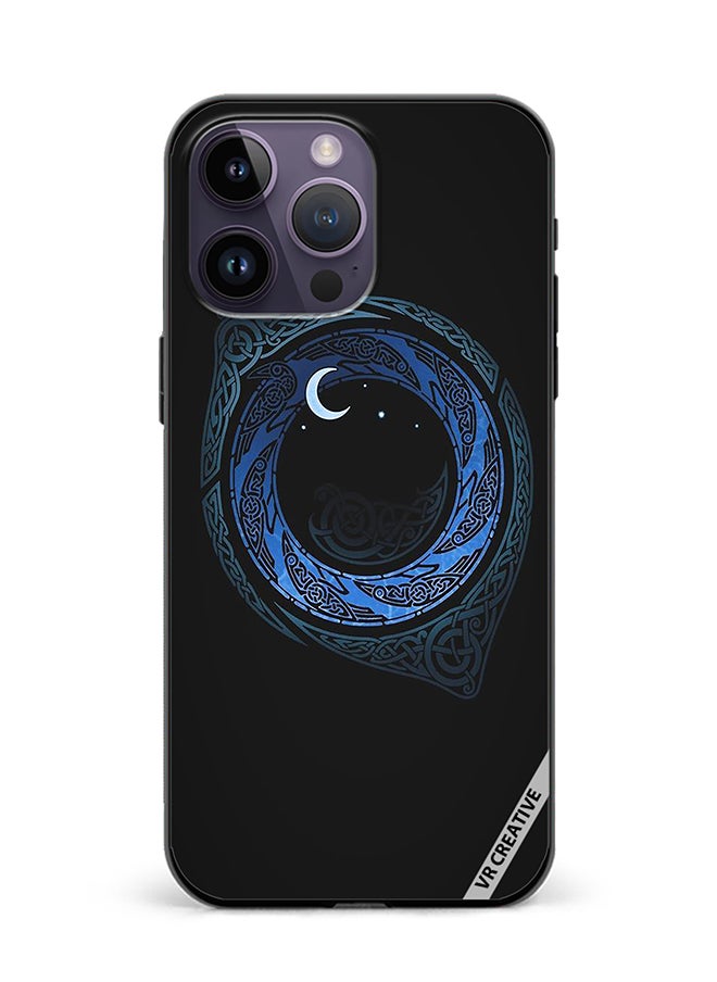 VR CREATIVE - Protective Case Cover For Apple iPhone 15 Pro Max Moonlight Design Multicolour - Image 1