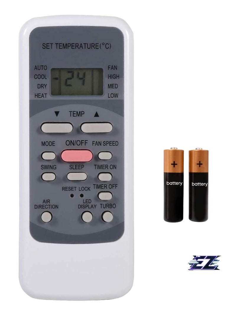 ELTRAZONE Air Conditioner Remote Control Low Power Consumption Universal Remote Control for Midea Air Conditioner R51M/E - Image 1