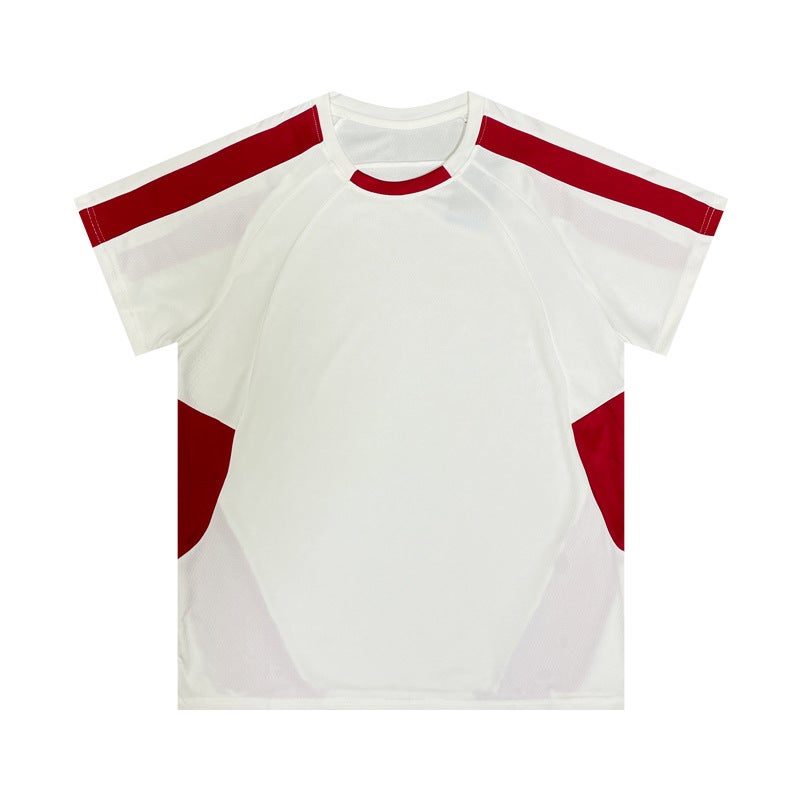 Summer Children'S Adult Sports Leisure Short-Sleeved Jersey Trendy Brand Design Sense Sports Contrast Color Splicing Machine Car Style T-Shirt - Image 5