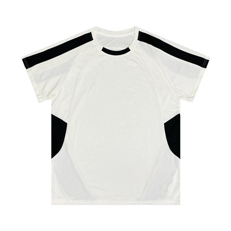 Summer Children'S Adult Sports Leisure Short-Sleeved Jersey Trendy Brand Design Sense Sports Contrast Color Splicing Machine Car Style T-Shirt - Image 4
