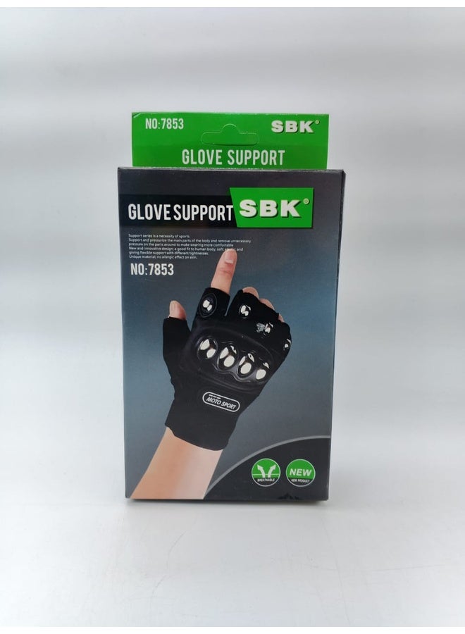 Genaric قفازات دعم SBK موتو سبورت - قابلة للتنفس وحماية مثالية - Image 1