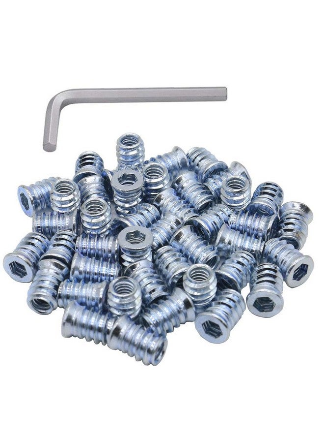 Sprite Science 1/4-20 Hex Drive Threaded Inserts for Wood - 40 Pieces - Image 1