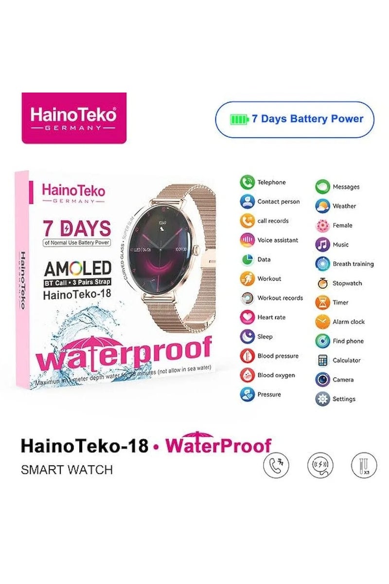 HainoTeko Stay Connected and Active with Haino Teko-18, Offering Waterproof Durability, Extended Battery Life, and Seamless Bluetooth Call Integration - Image 3