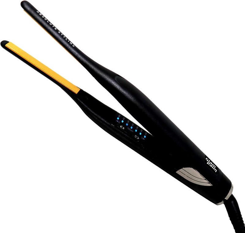 Glampalm Ceramic Flat Iron Hair Straightener 15 GP501 450 Degree 11 Heat Settings Styling Iron Korean No1 Salon Haircare Tool 35 Sec Heat Up and Floating Plates Applied 3D Swivel Cord
