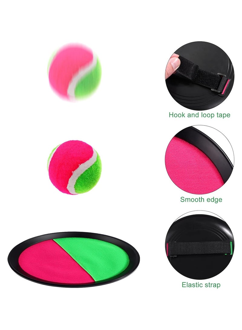 Toyvian Toss And Catch Ball Set Catch Toys Beach Toys Paddle Ball Game Sticky Ball Game Camping Outdle Ball Ball Beach Game Set de jeu pour enfants... - Image 2