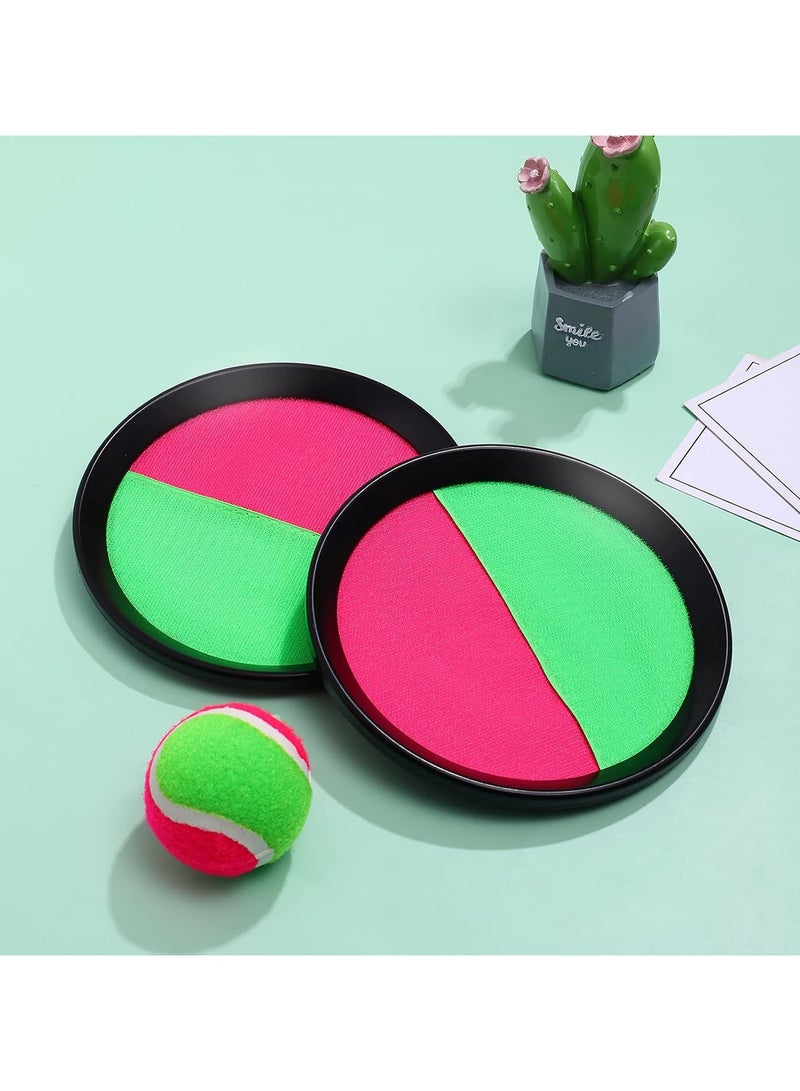 Toyvian Toss And Catch Ball Set Catch Toys Beach Toys Paddle Ball Game Sticky Ball Game Camping Outdle Ball Ball Beach Game Set de jeu pour enfants... - Image 5