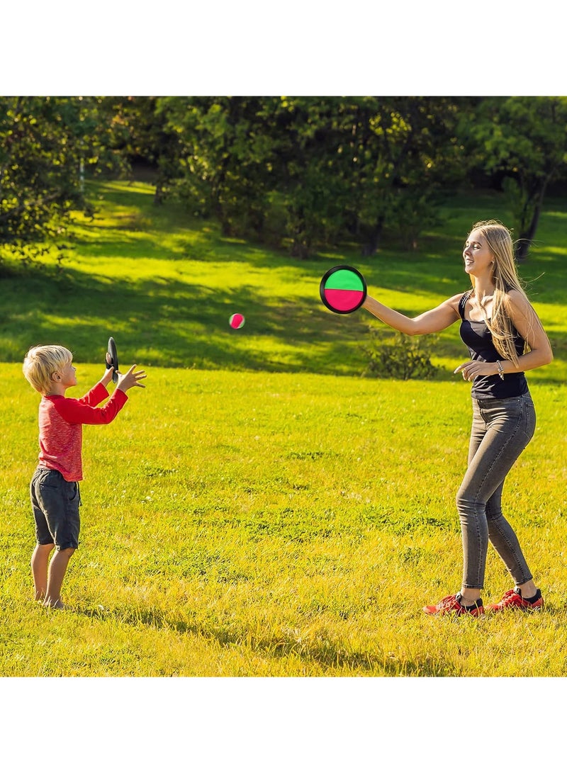 Toyvian Toss And Catch Ball Set Catch Toys Beach Toys Paddle Ball Game Sticky Ball Game Camping Outdle Ball Ball Beach Game Set de jeu pour enfants... - Image 3