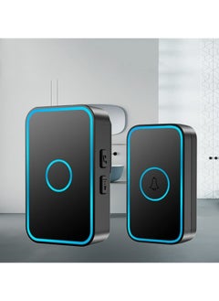 Excefore Wireless Doorbell with Plug-in Receiver IP55 Waterproof Doorbell 1000ft Range Plug-in Cordless Door Chime Kit 5 Volume Levels 60 Chimes & LED Flash For Home Office Classroom Use  - Image 1