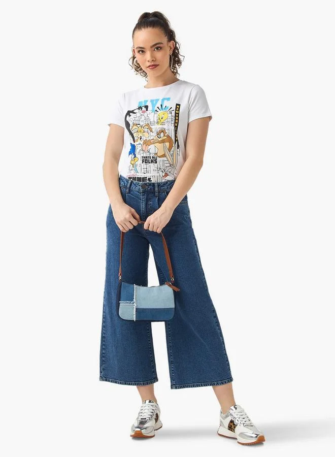 اس بي كاركترز تيشيرت لوين تونز بأكمام قصيرة