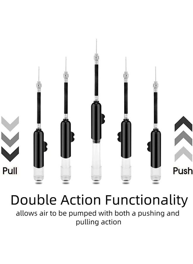 LENND Air Pump for Balls, Basketball, Soccer, Volleyball, Football, Sport Ball - Hand Pump for Inflatables - Never Lose Pin Again with Holder - Pumps Two Ways for Faster Inflation  - Image 4