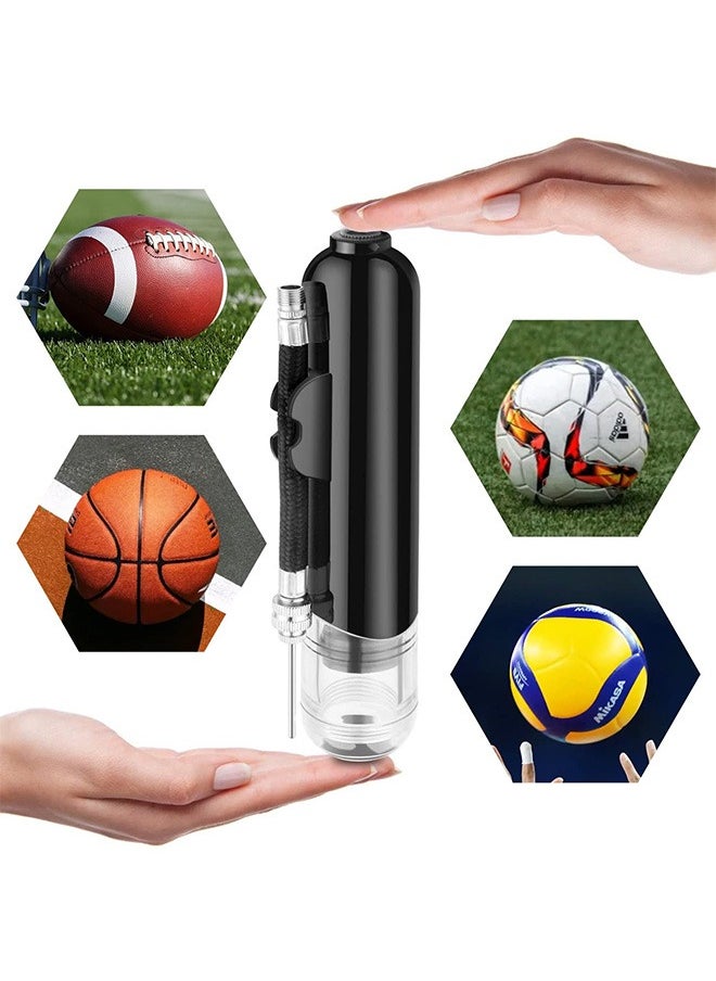LENND Air Pump for Balls, Basketball, Soccer, Volleyball, Football, Sport Ball - Hand Pump for Inflatables - Never Lose Pin Again with Holder - Pumps Two Ways for Faster Inflation  - Image 2