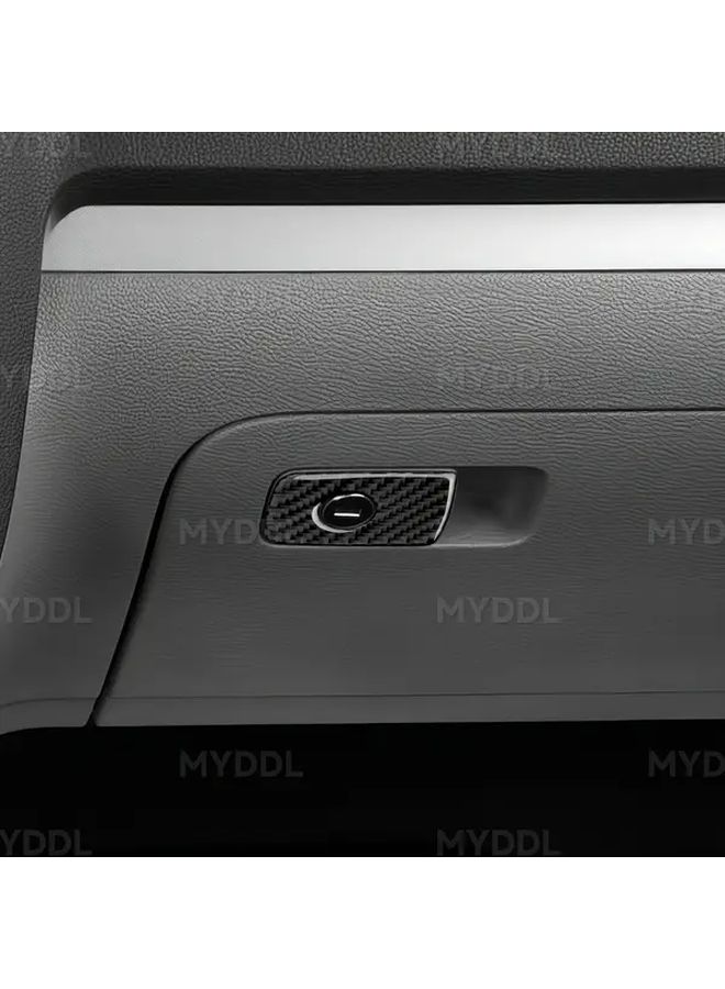 Carbon Fiber Interior Decal Car Storage Panel Sticker For Volkswagen Jetta V 2006 2010 EOS 2006 2010 Golf V VI Mk5 Mk6 Plus R R32 GTI Variant 2004 2014 Left Hand Drive Black - Image 4