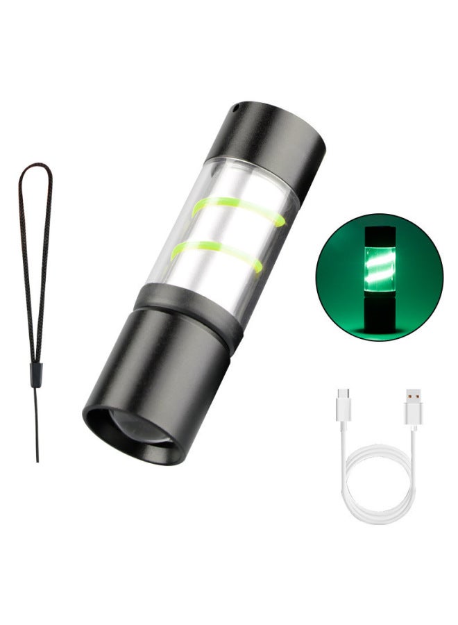 New Led Bulb Solar Light Flashlight Outdoor Strong Light Usb Charging Energy Saving Flashlight Household Mini Lighting