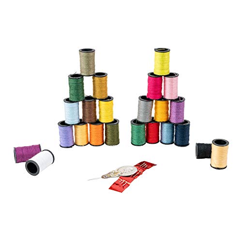 SINGER Polyester Hand Sewing Thread, Assorted Colors, 24 Mini-Spools - Image 4