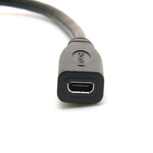 chenyang 787 Inch 4K Mini HDMI 14 CableMini HDMI Male to Micro HDMI Female Cable for Raspberry PiCamera Monitor - Image 3