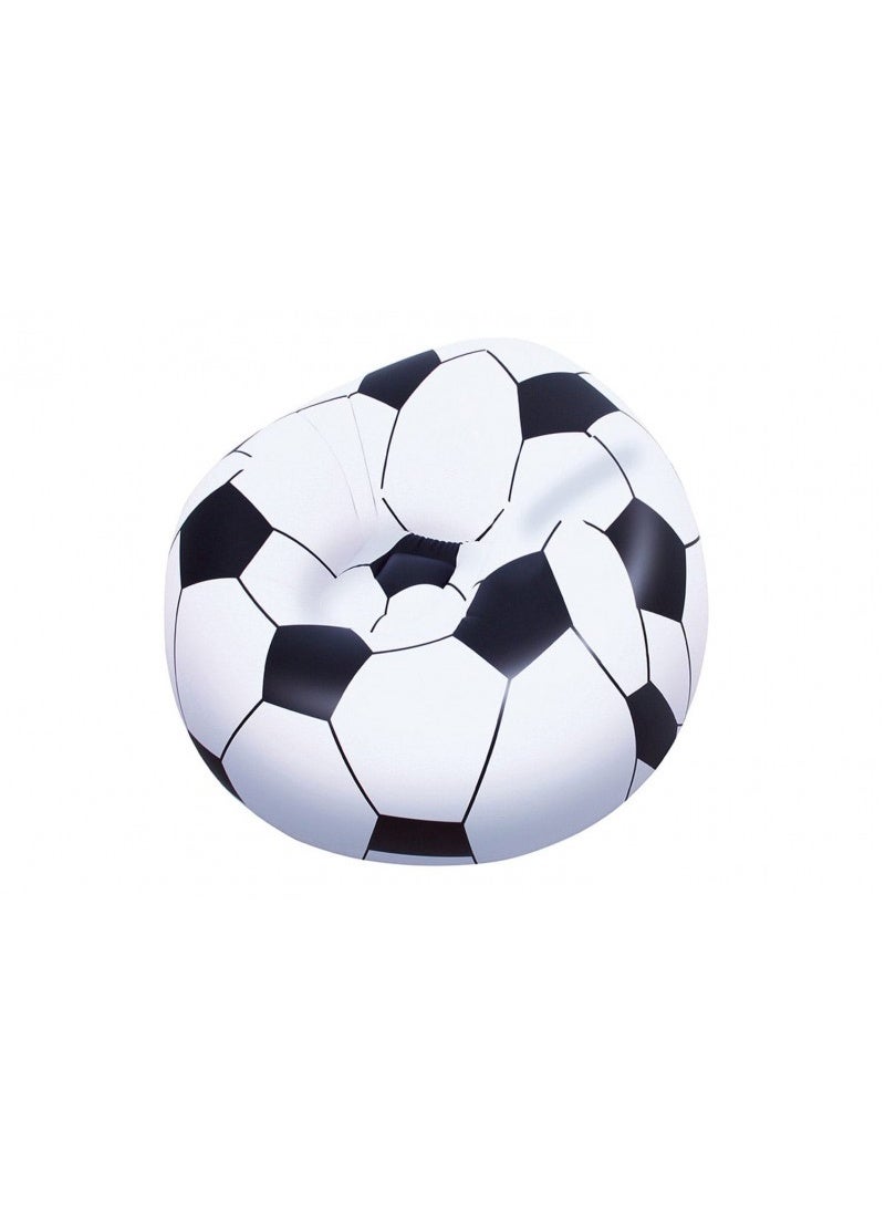 Bestway Inflatable Soccer Chair 114×112×71 cm Model 75010 – Comfortable Air Chair No Filling – Inflatable Lounge Seat for Kids & Adults – Floor Chair for Bedroom & Garden - Image 3