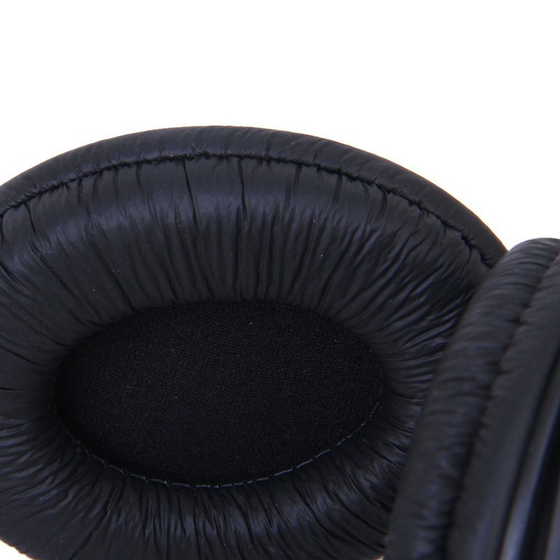 3.5mm Double Earpiece Stereo Headphone Headset Earphone with Volume Control for (Black) - Image 3