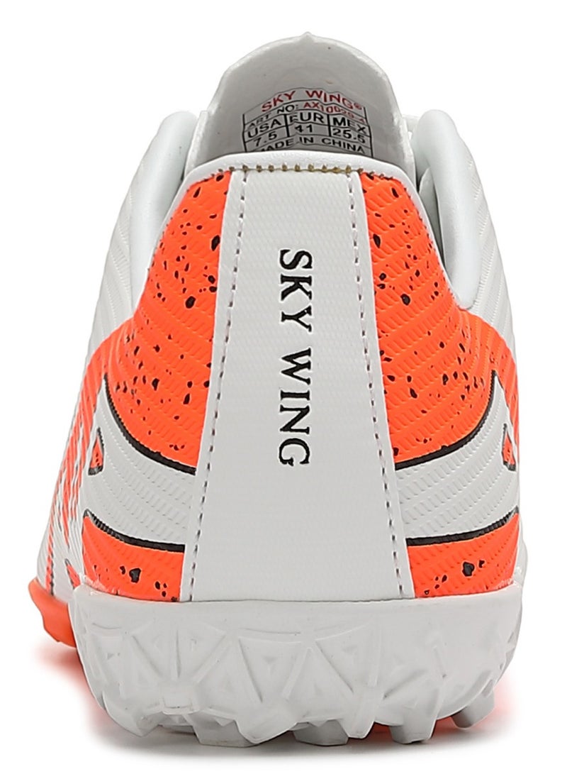 SKY WING Soccer Shoes Kid,Low Top Football Cleats For Boy And Girl Indoor Outdoor Lightweight Shock Training Boots Professional Turf Shoes Sport Athletic Ground Football Boots - Image 4
