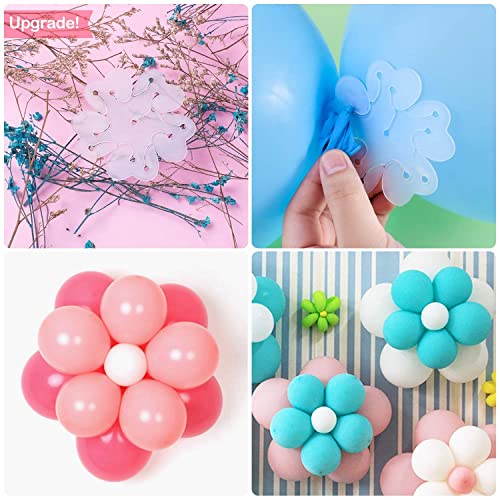 XLSFPY Balloon arch kit and Balloon Garland Kit, 2 Pack Balloon Garland Strips - 2 Pack Balloon Glue Point Dots Stickers - 2 Balloon Tie Tools and 20 Balloon Clips for Ballon Arch kits Party Wedding Birthday - Image 3
