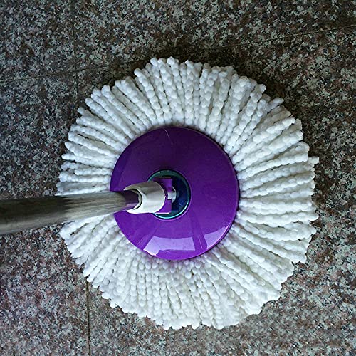 ddLUCK 6 Pack Spin Mop Replacement Heads Compatible with Hurricane, Mopnado, Casabella and Other Standard Size Spin Mop, Easy to Clean and Durable Microfiber Spin Mop Refills, Mops Head for Floor Cleaning - Image 4