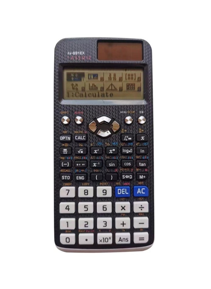 Shadoo 991EX Multifunctional Statistics Base Matrix Vector Calculator – Black