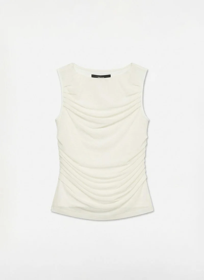 Vero Moda  Women's VMFLORY Sleeveless Mesh Top Jersey for Women | Best Price UAE