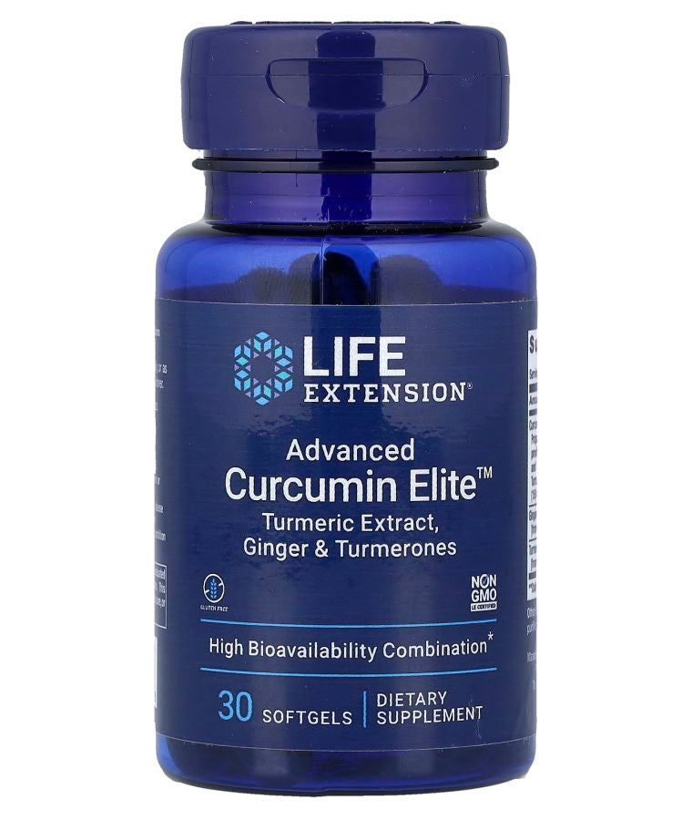 Advanced Curcumin Elite™ Turmeric Extract Ginger & Turmerones 30 Softgels