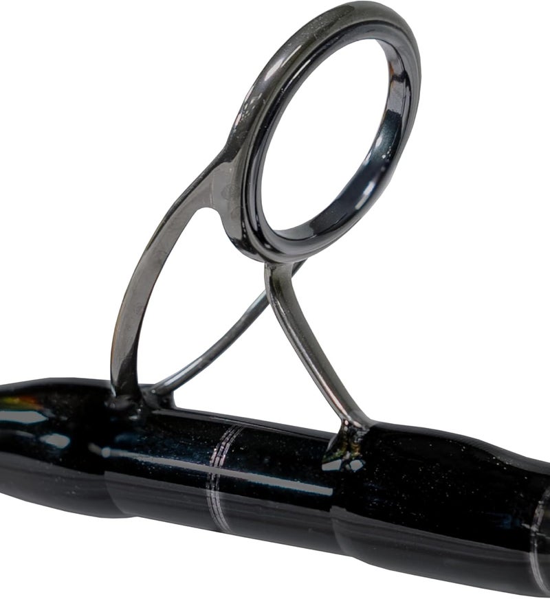 PHENIX عصي فينيكس ميغالودون بوبينغ 76 2 قطعة 40100 رطل تصنيف خط PE 710 عمل ثقيل 70180 جرام وزن الطعم دلائل فوجي KWSG مقعد بكرة فوجي DPSSDLD مقبض EVA عالي الكثافة - Image 4