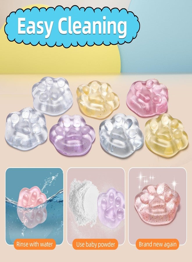Miaopen 40pcs Mini Squishies Squishy Toy Cat Party Favors for Kids, Cat's paw Mochi Squishy Toys Kawaii Stress Reliever Anxiety Toys for Boys Girls, Pinata Fillers, Goodie Bag Stuffers for Toddlers Adults - Image 4
