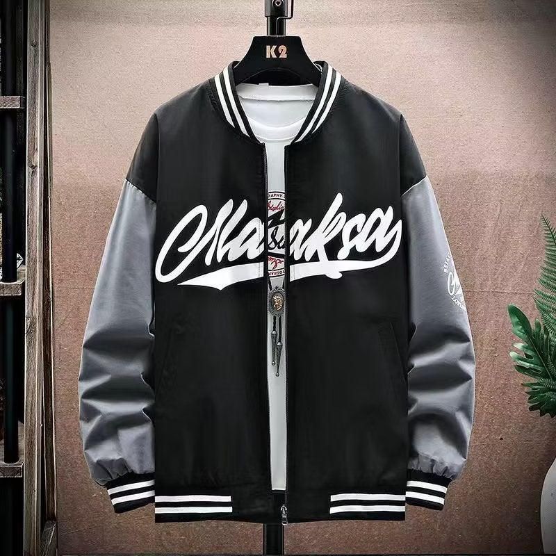 Spring and Autumn Baseball Clothes Boys Teenagers Junior Senior high school Students Trendy Handsome Jacket Couple hiphop Style Jacket - Image 3