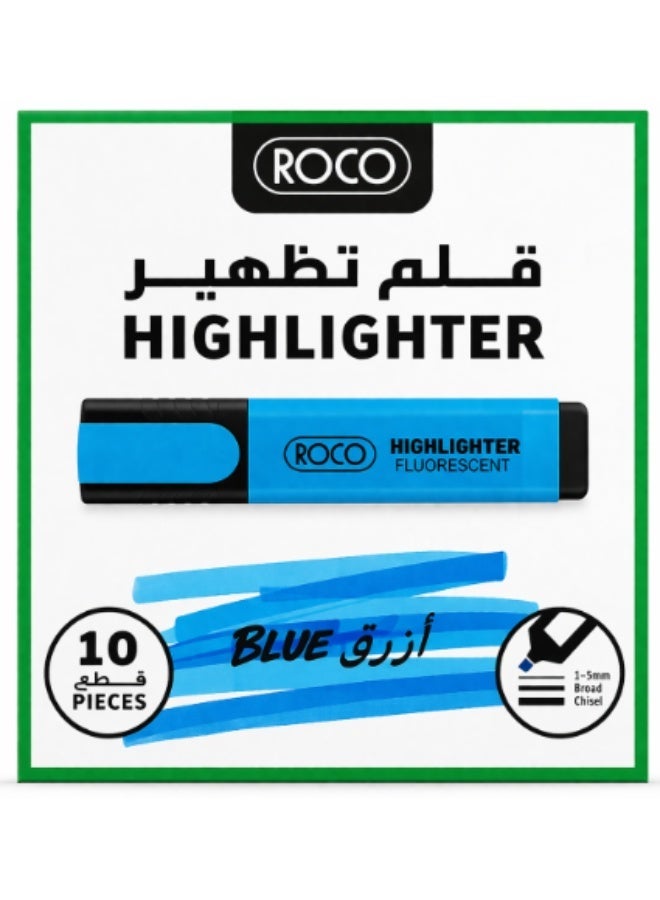 روكو قلم تمييز أزرق - Image 1