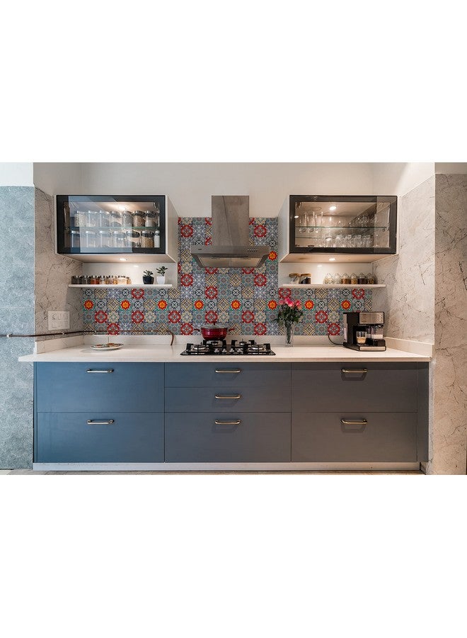 WallDesign Vinyl Mosaic Tile Sticker Self Adhesive - 24 x 32 Inch Durable Surface Decoration Film For Kitchen, Cabinet, Table, Furniture, Wall, Bathroom, Door, Refurbishment - Image 1